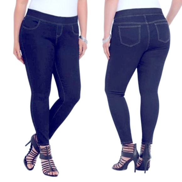 St John"s Pull-On Skinny Jeans Leggings - Picture 1 of 5